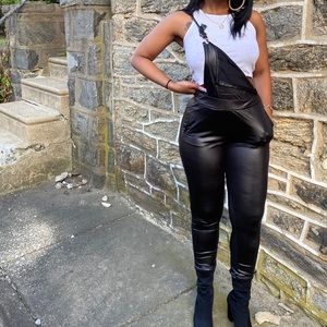 Leather Jumpsuit